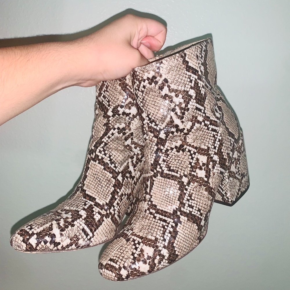 UO Margot Patent Snake Boots - Picture 3 of 3